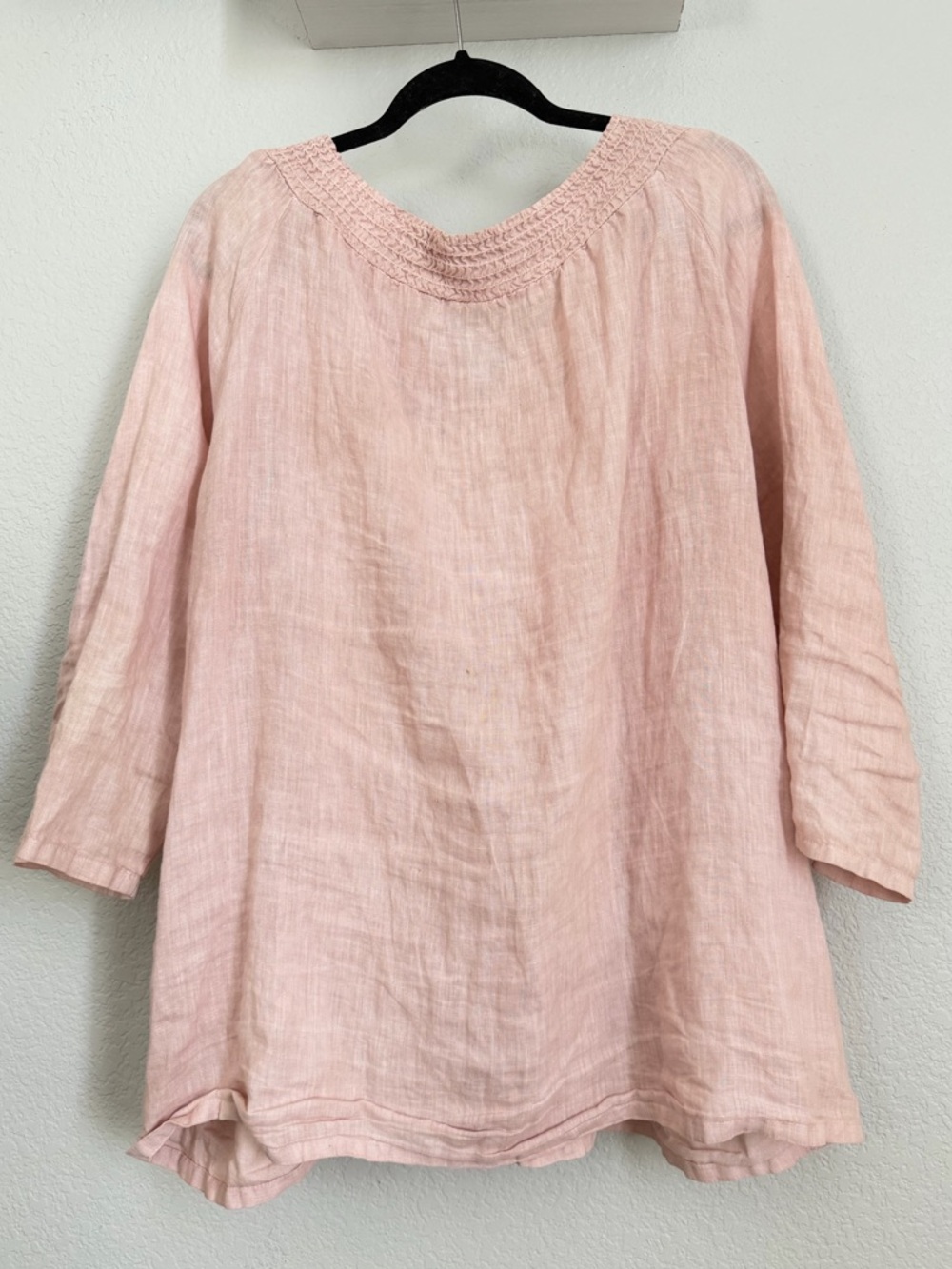 MATCH POINT | 100% Linen Button Down Top SZ XL - Picture 3 of 3